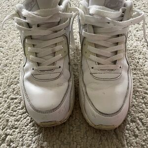 Nike Air Max White Athletic Shoes